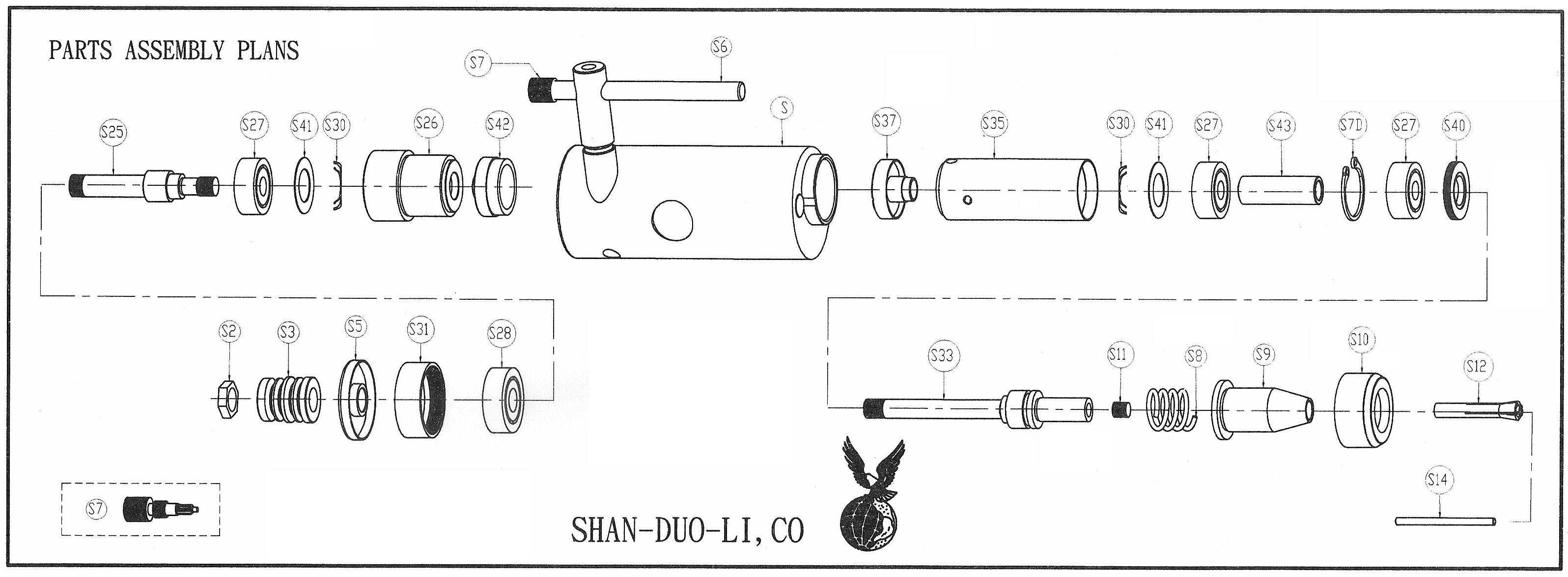 EAGLE Laboratory Lathe Spindle-_STANDARD